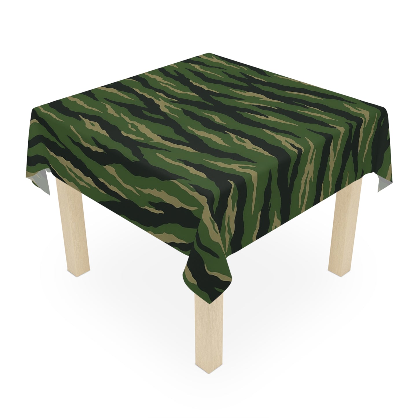 Camo Print Tablecloth - Rustic Dining Decor, Outdoor Parties, Military Theme, Table Cover, Home Table Decor