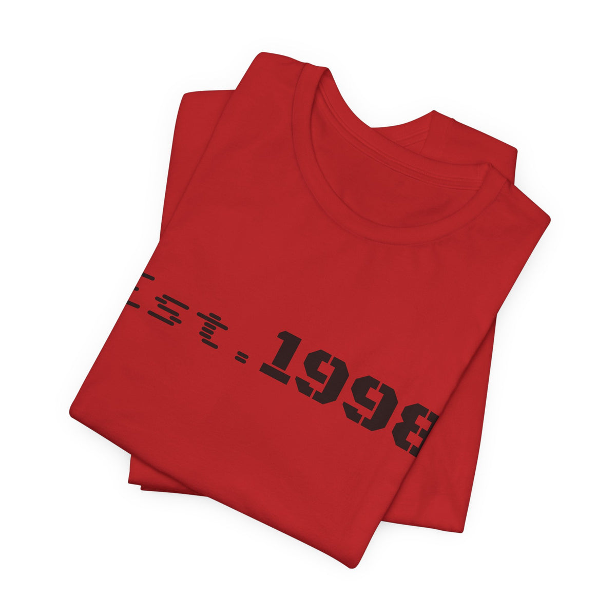 Vintage Est. 1998 T-Shirt by Printify featuring a graphic design celebrating the year of birth.