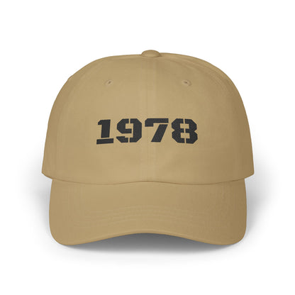 Vintage 1978 Dad Cap, Classic Cap for Fathers, Gift for Dad, Father's Day, Casual Style, Adjustable Hat - TRV