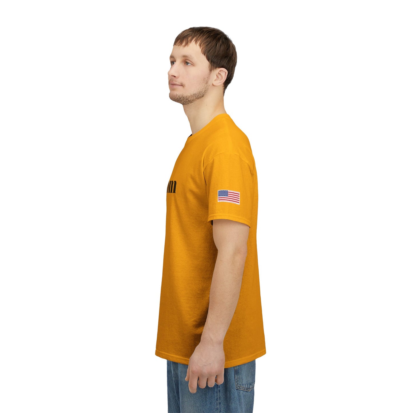 Freedom script tee | T-Shirt, American flag sleeve - TRV