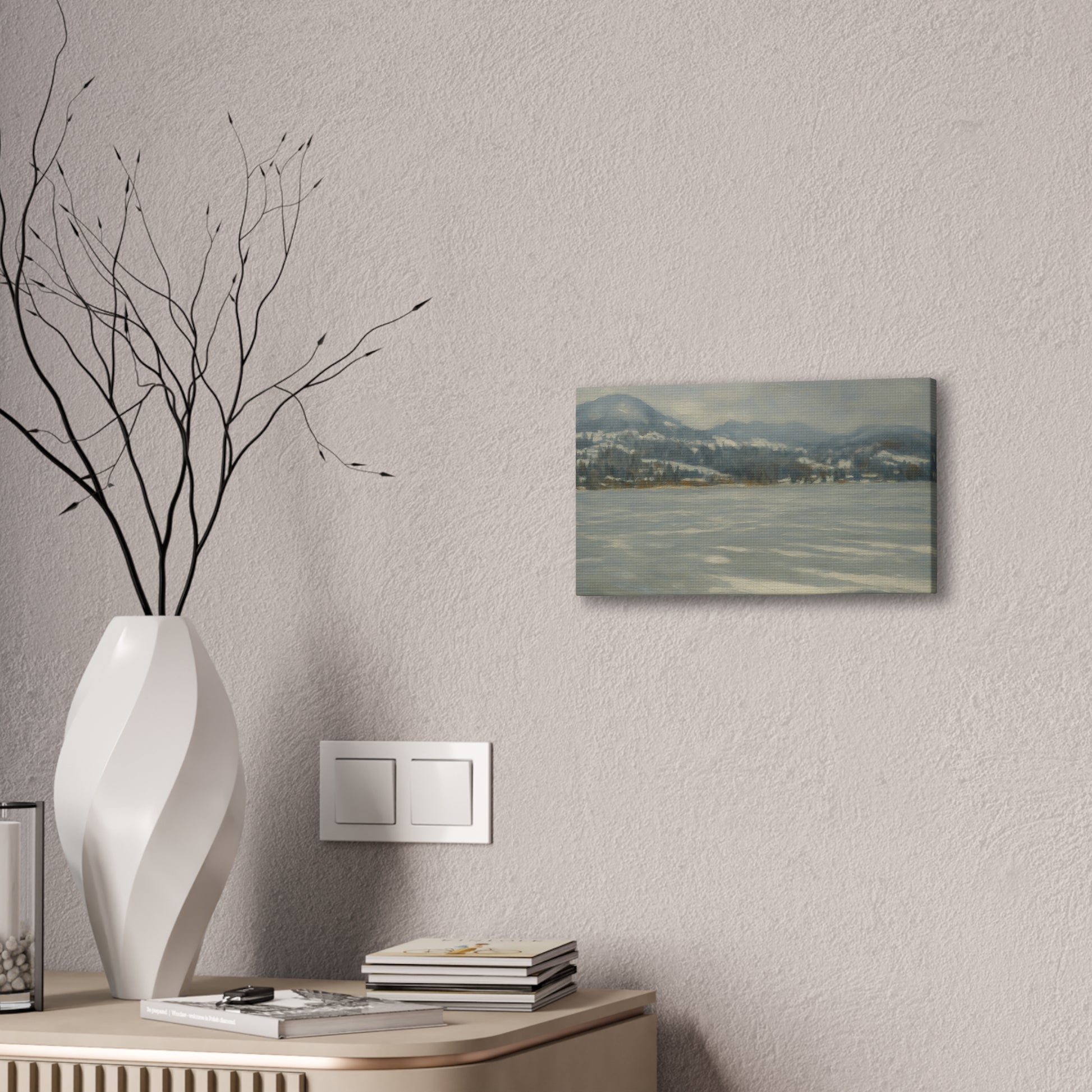 Serene Winter Landscape Canvas - TRV