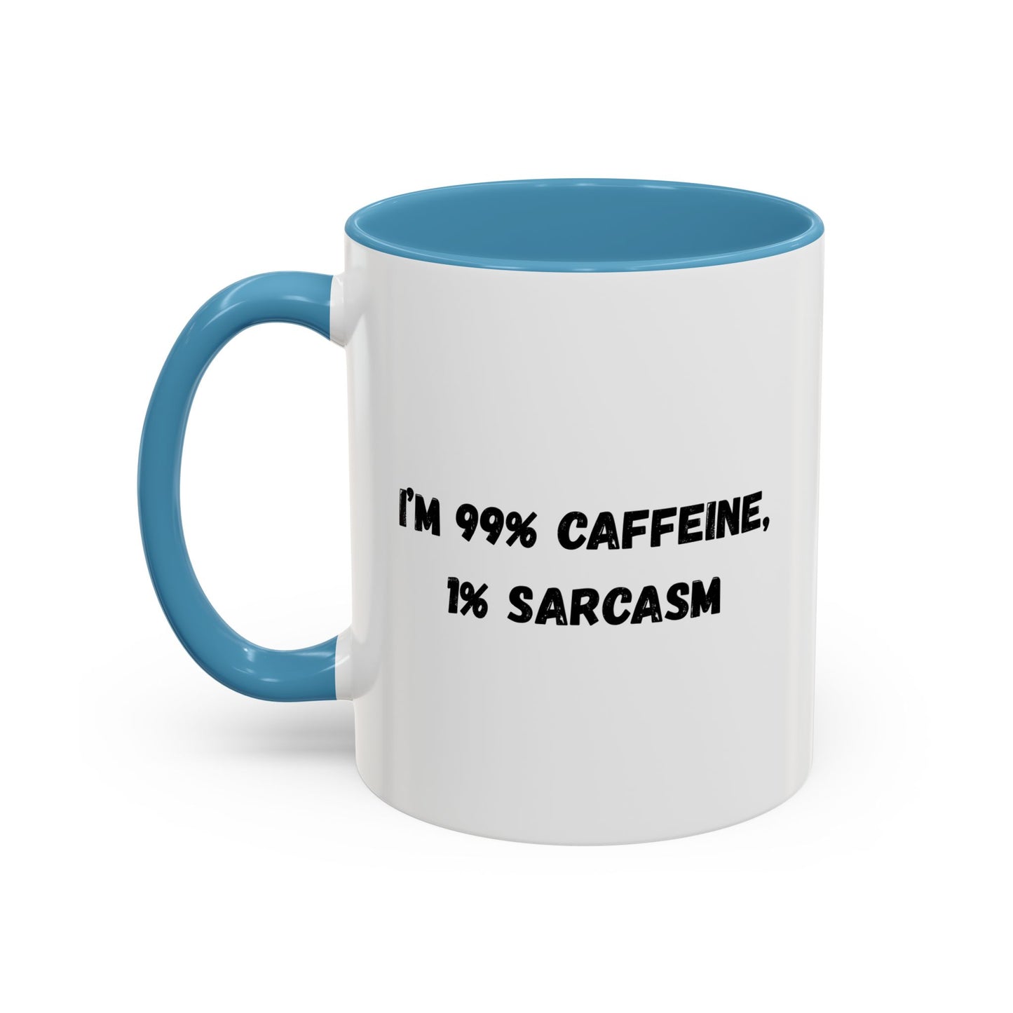 Sarcastic Coffee Mug - Funny Gift for Coffee Lovers, Black and White Accent Mug, Gift for Birthdays, Office Humor, Caffeine Enthusiasts