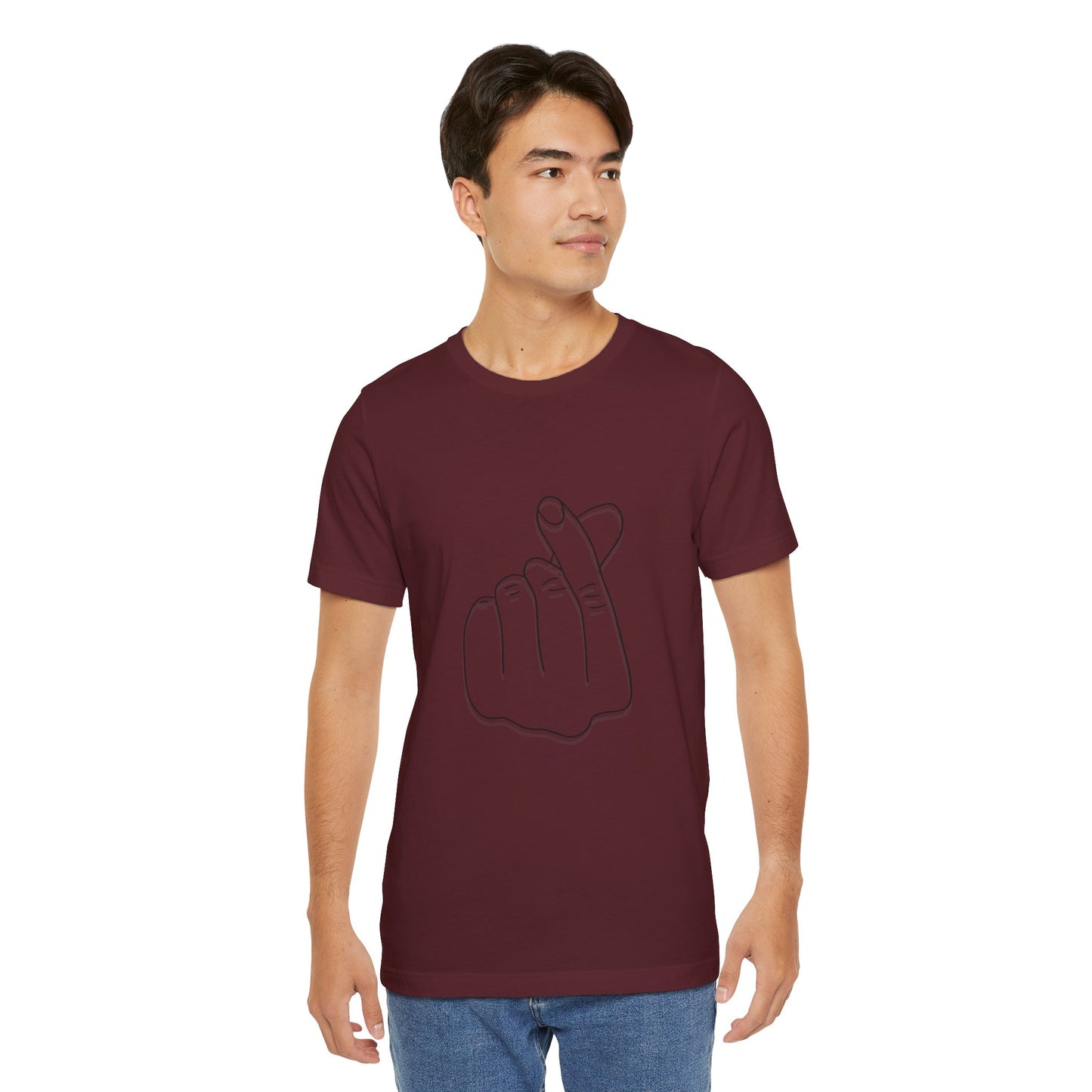 Minimalist Hand Sign Unisex Tee | Casual Everyday Wear | Perfect for Gift Givers