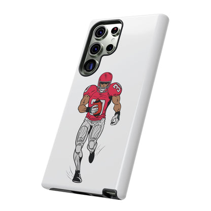 Football Player Tough Case, Sports Phone Cover, Athlete Gift, Tough Phone Case, Fall Sports, Football Lover's Accessory - TRV