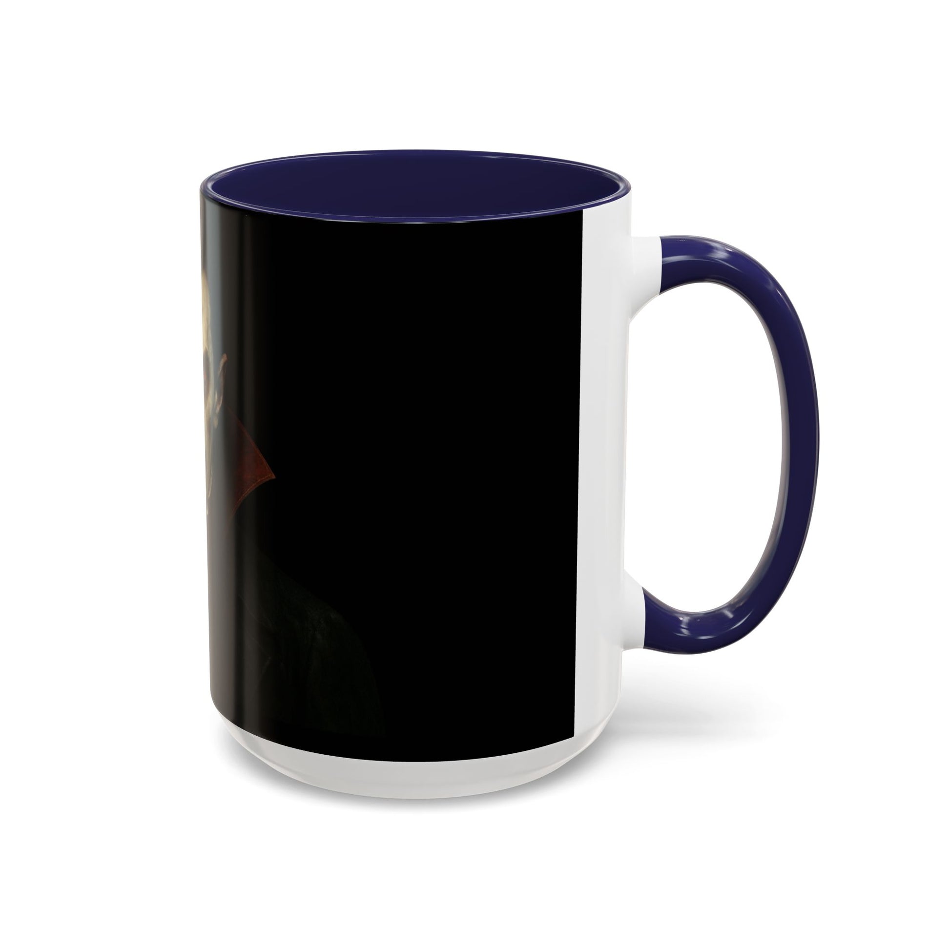Gothic Dracula Vampire Accent Coffee Mug | Spooky Halloween Gift, Unique Home Decor, Collector's Mug, Coffee Lover's Gift - TRV