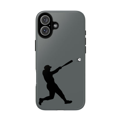 Printify baseball batter phone case, tough protective smartphone cover with baseball player design for sports fans.