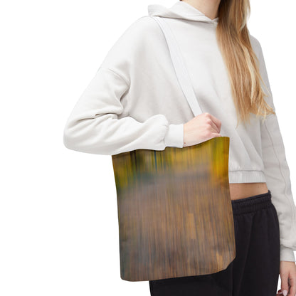 Abstract Art Tote Bag - Stylish and Eco-Friendly Diagonal Stripes for Everyday Use - TRV