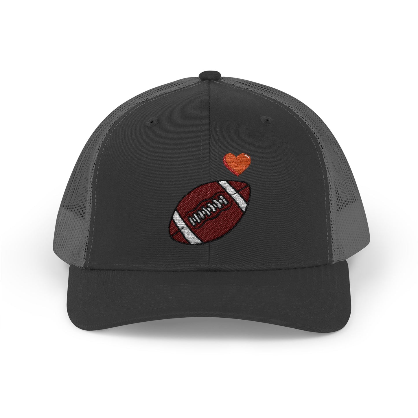 Football Love Snapback Trucker Cap, Sports Hat, Gift for Sports Fans, Casual Wear, Outdoor Activities - TRV