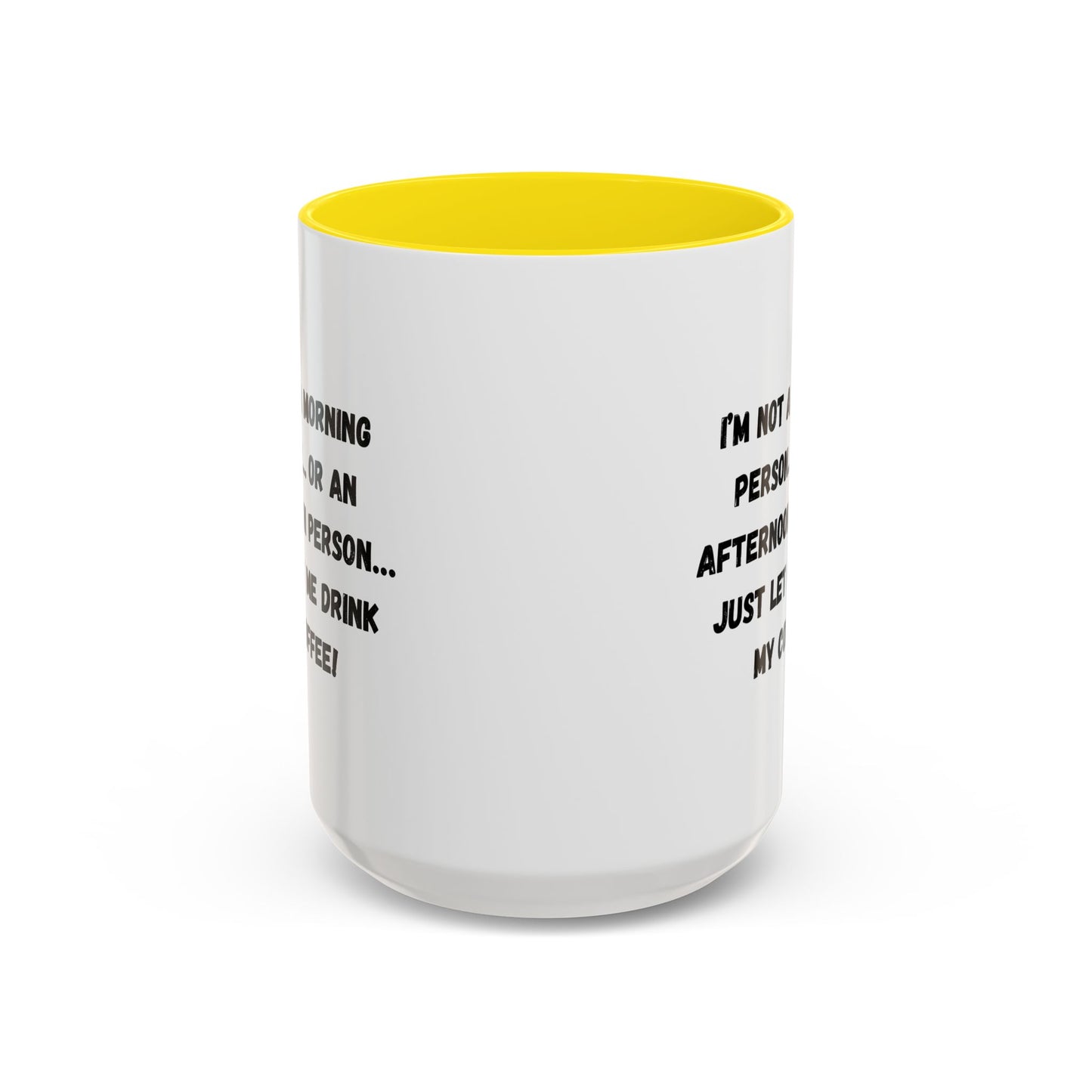Funny Coffee Mug for Night Owls, I'm Not a Morning Person Mug, Gift for Coffee Lovers, Unique Drinkware, Humor Mug