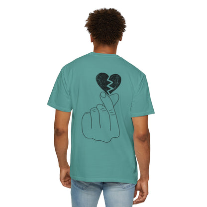 Heartbreak Unisex Garment-Dyed T-Shirt - Trendy Casual Tee for Self-Expression