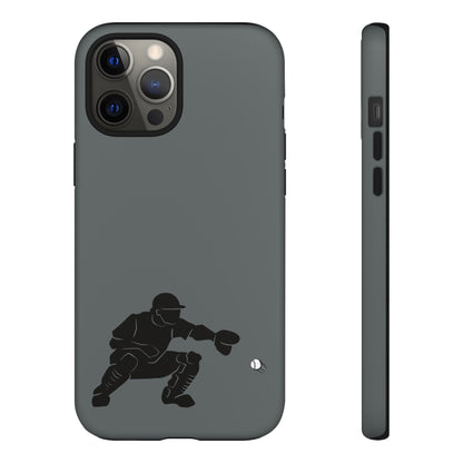 Baseball Catcher Phone Case, Sports Phone Accessory, Tough Cases, Gift for Athletes, Sports Fan Merchandise, Unique Design - TRV