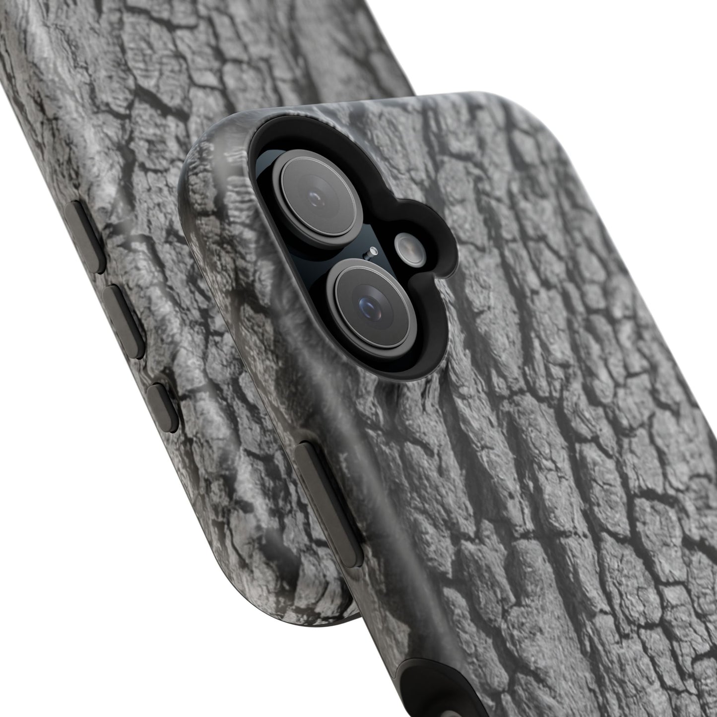 Bark Texture Magnetic Impact Phone Case