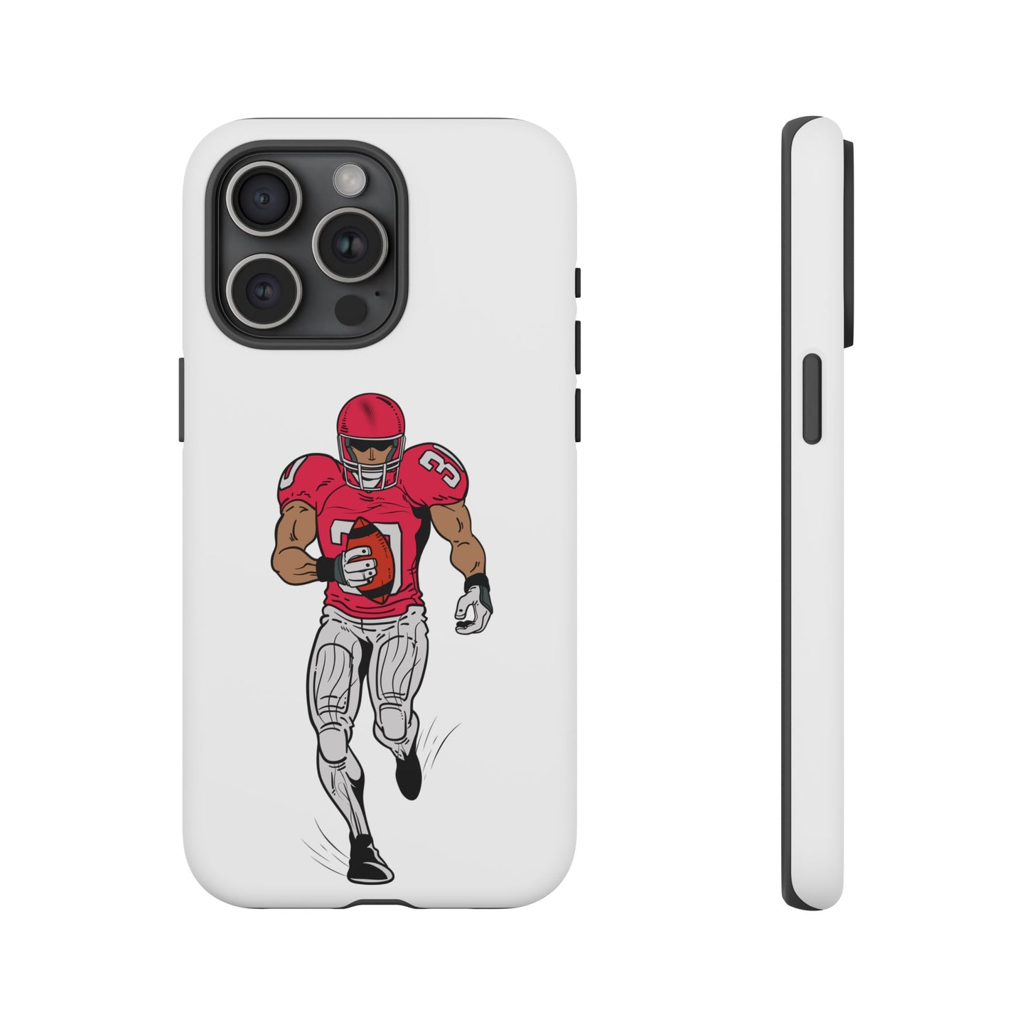 Football Player Tough Case, Sports Phone Cover, Athlete Gift, Tough Phone Case, Fall Sports, Football Lover's Accessory - TRV