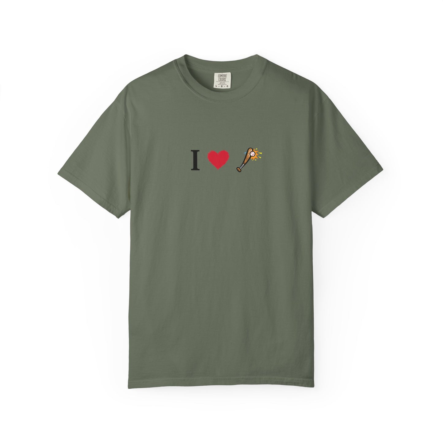 I Love Baseball  Unisex Tee, Gift for Couples, Cute Matching T-Shirts, Casual Everyday Wear, Anniversary Present, Love Shirt - TRV