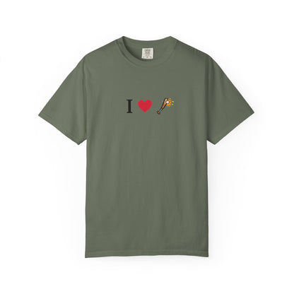 I Love Baseball  Unisex Tee, Gift for Couples, Cute Matching T-Shirts, Casual Everyday Wear, Anniversary Present, Love Shirt - TRV