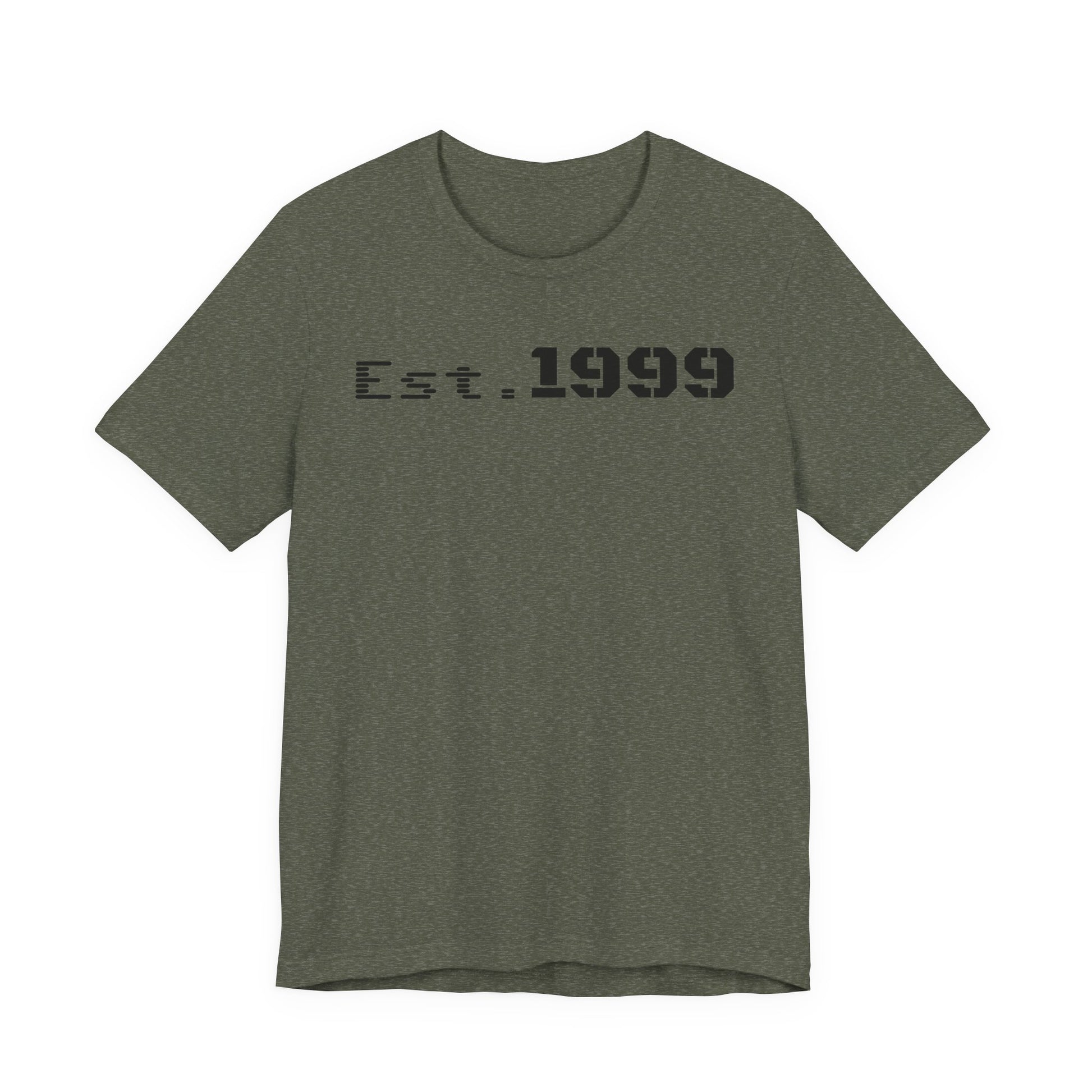Established 1999 Unisex Tee | Vintage Birth Year Shirt, Casual Birthday Gift, Personalized Family Reunion Apparel, Retro Style [...] - TRV