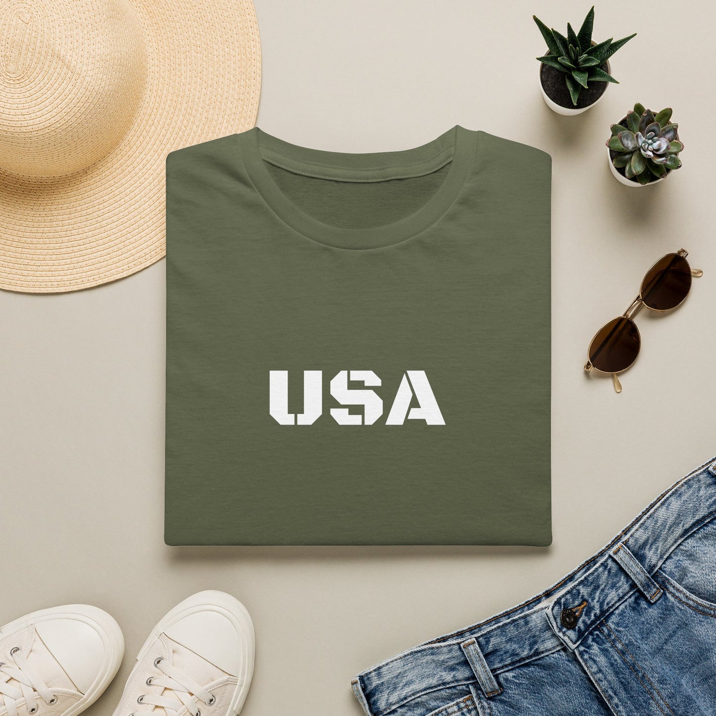 USA Unisex Softstyle T-Shirt, Casual Tee, Patriotic Apparel, Independence Day Gift, Everyday Wear, Comfortable Fashion