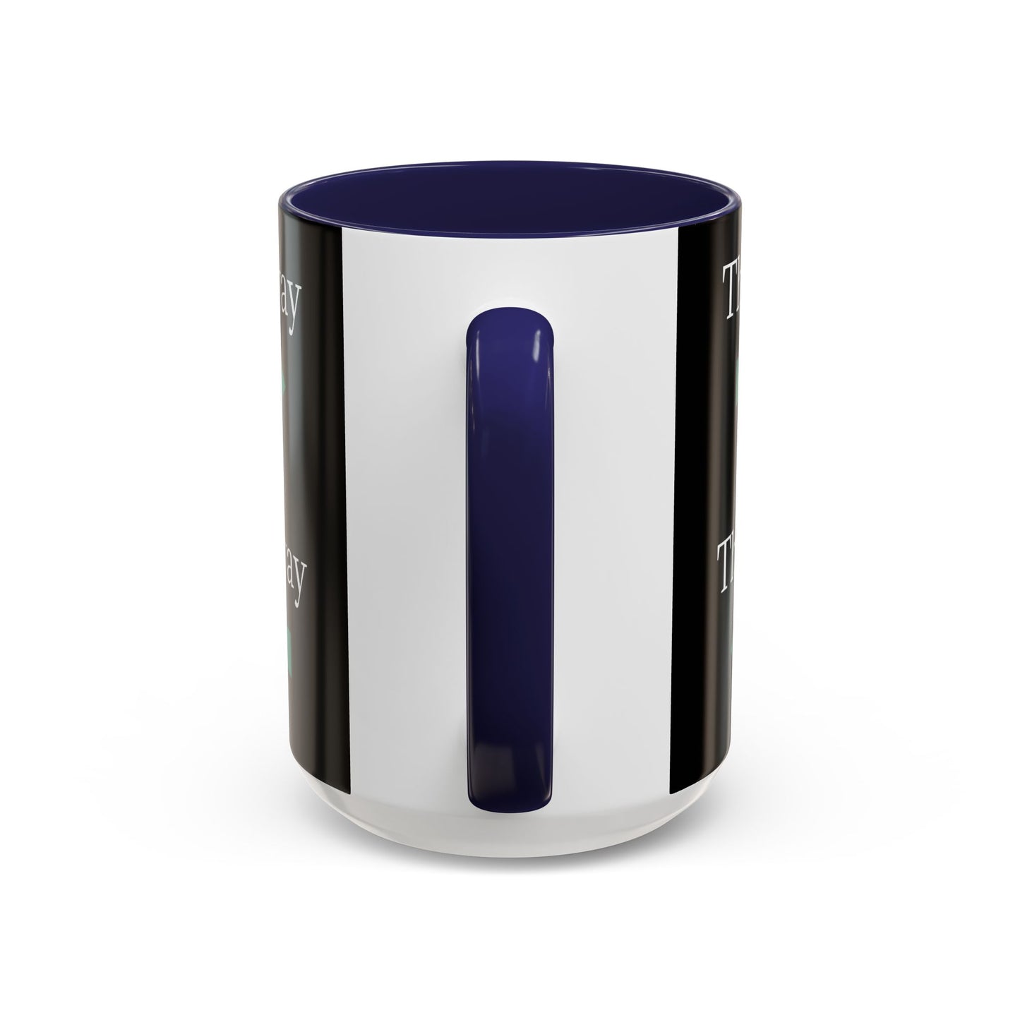 Ceramic coffee mug with "This Way or That Way" arrow design, available in 11oz or 15oz sizes, by Printify.