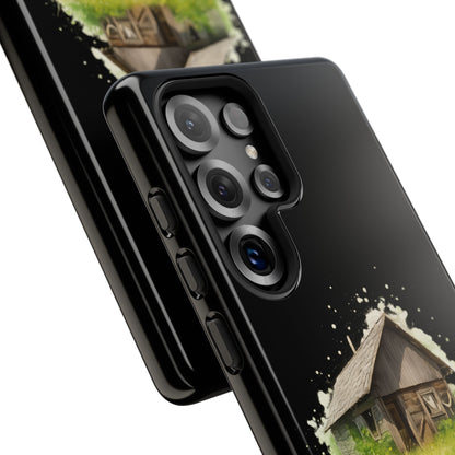 Rustic Farmhouse Phone Case, Cute Cottage Design, Tough Cases for Nature Lovers, Eco-Friendly Gift, Customizable Tech Accessories - TRV