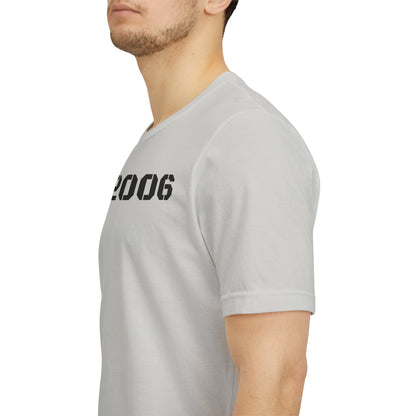 Established 2006 Graphic Tee, Unisex Jersey Shirt, Casual Wear, Birthday Gift, Anniversary Keepake, Statement T-Shirt, Vintage Style