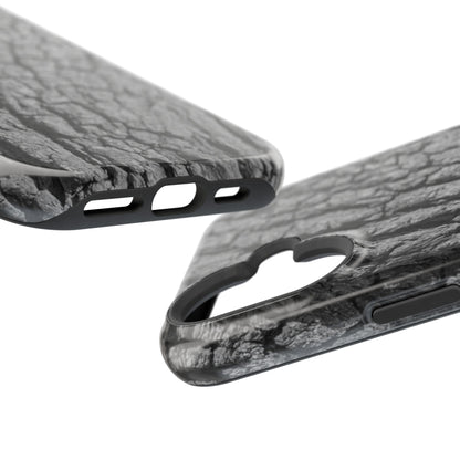 Bark Texture Magnetic Impact Phone Case