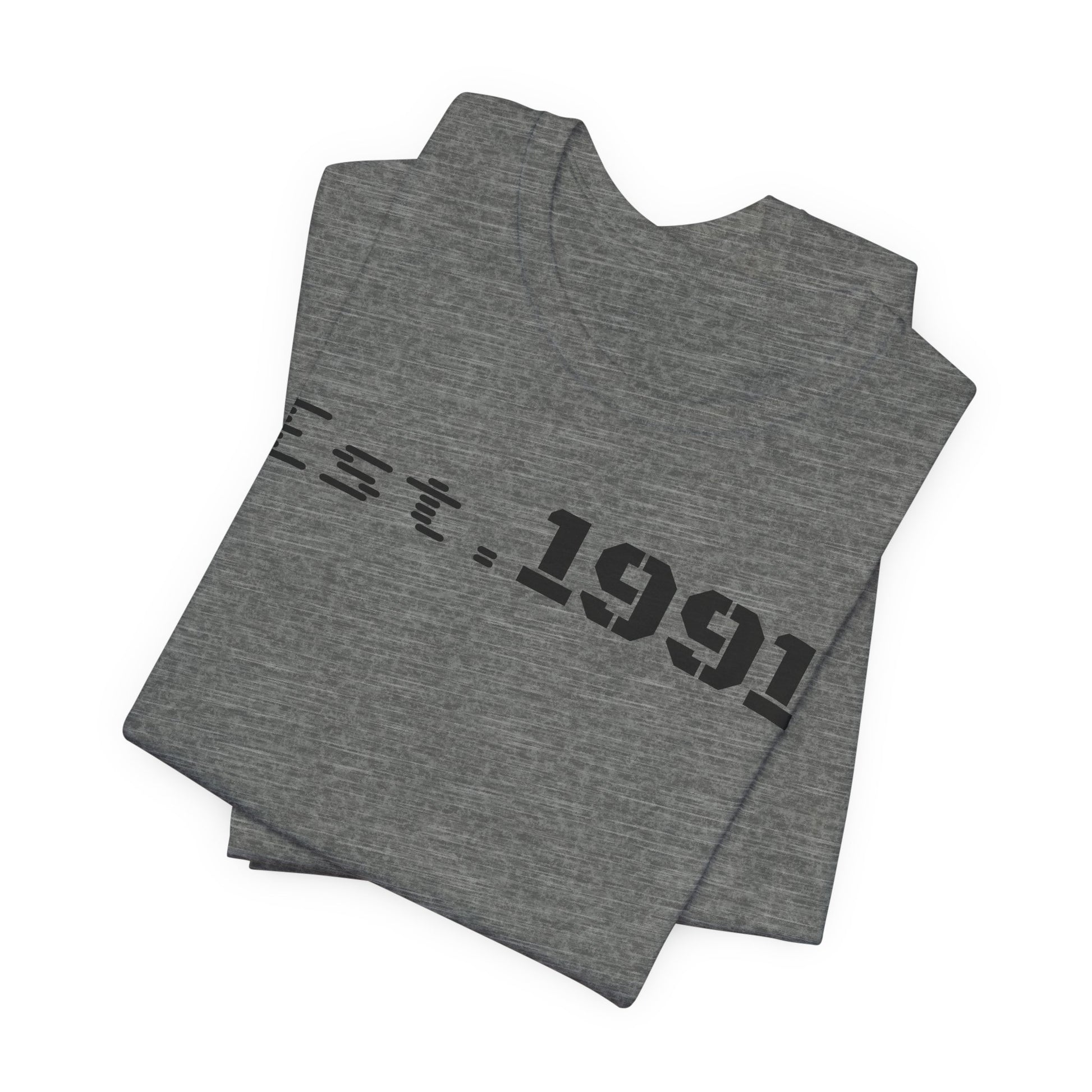 Established 1991 Unisex Jersey Tee | Vintage Anniversary Gift | Casual Wear, Birthday Shirt, Retro Style, Statement Tee, Gift for Him/Her - TRV