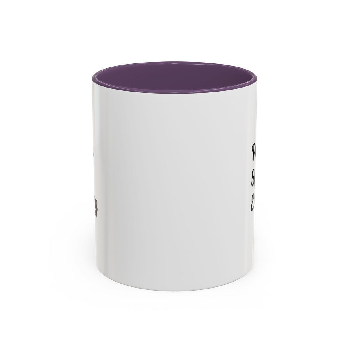 Pumpkin Spice Everything accent coffee mug by Printify, fall-themed 11oz ceramic coffee cup with pumpkin spice design.