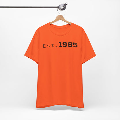 Est. 1985 Vintage Unisex Tee, Retro Birthday T-Shirt, Perfect Gift for 1980s Lovers, Casual Apparel, Timeless Style