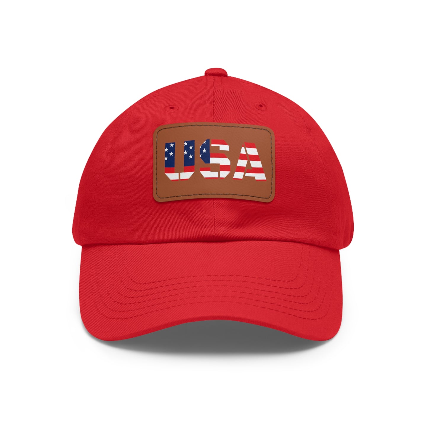 Dad Hat with USA Leather Patch - TRV