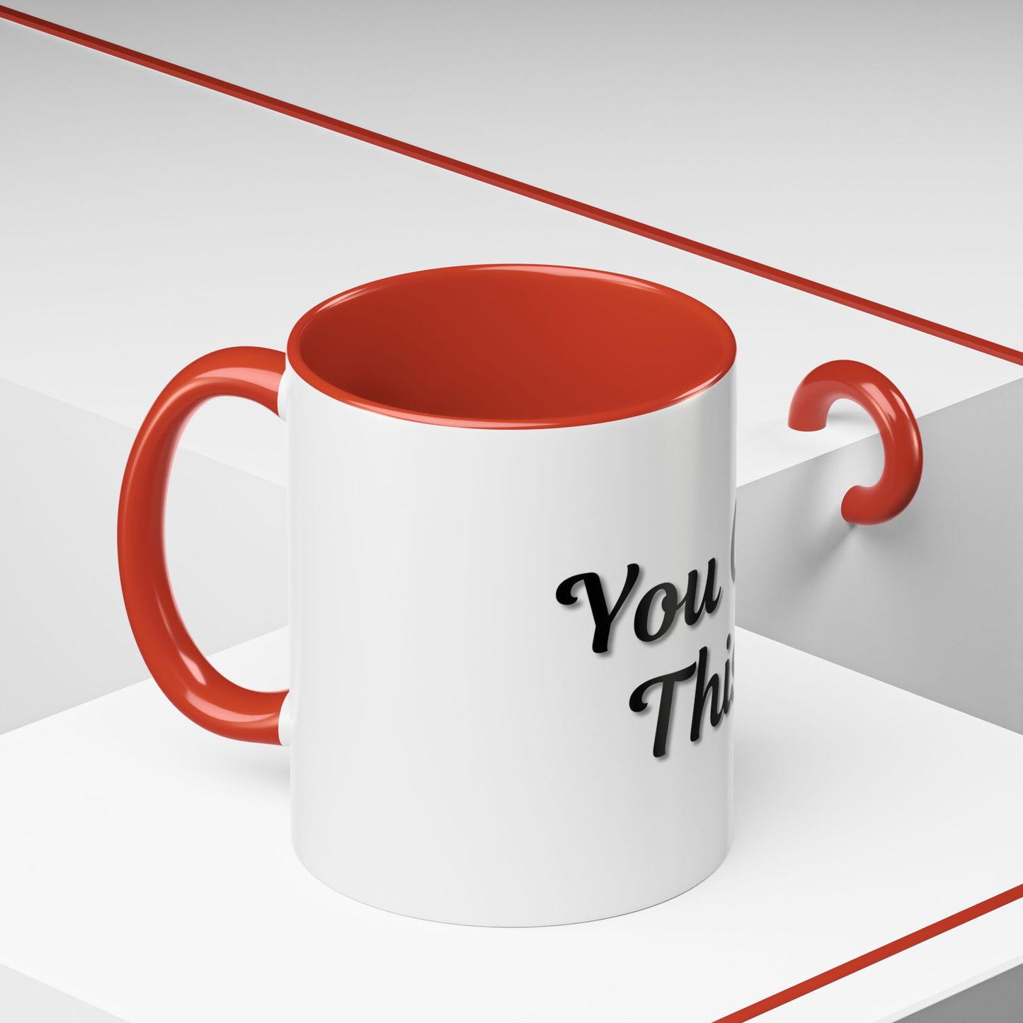 Inspirational Accent Coffee Mug - "You Got This!" - Perfect for Motivation & Gifts - TRV