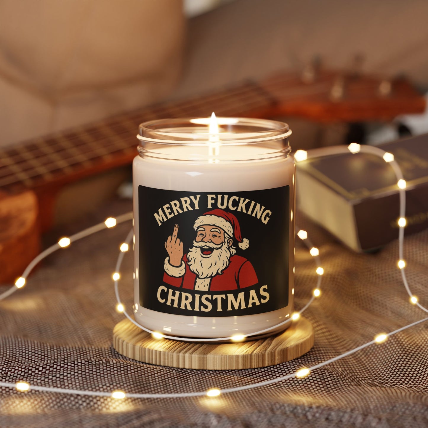 Merry Fucking Christmas Santa Candle | Scented Soy Candle 9oz - TRV