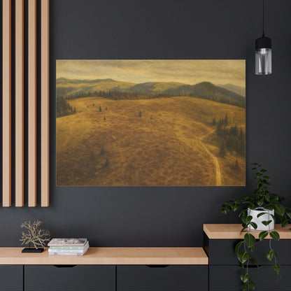Stretched Canvas Art Print, Landscape Wall Decor, Nature Photography, Rustic Home Decor, Gifting, Earthy Art - TRV