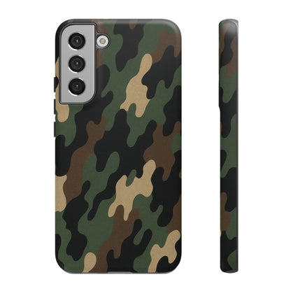 Camouflage Phone Case, Tough Cases, Military Style, Unique Phone Accessories, Gift for Him, Durable Phone Cover - TRV
