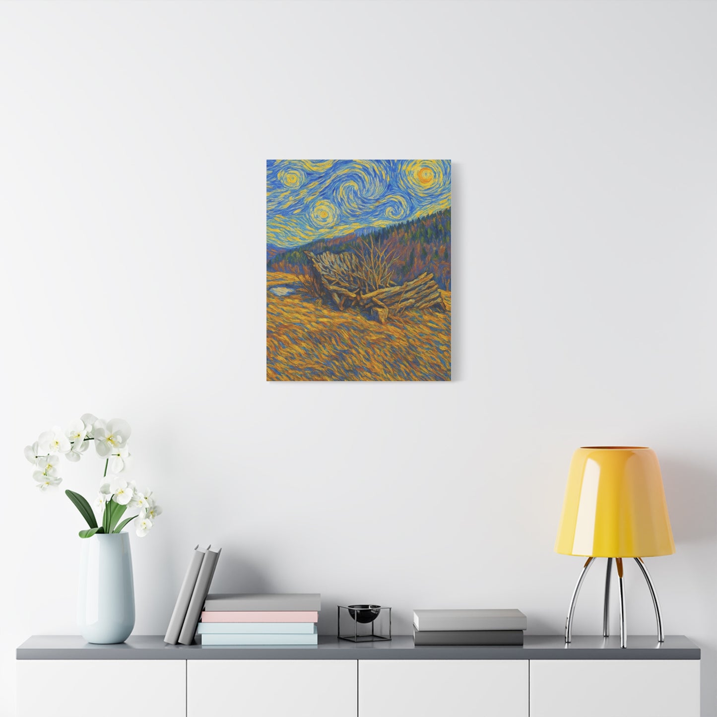 Artistic Van Gogh Style Canvas Wall Art, Nature Inspired Decor, Home Aesthetic, Gift for Art Lovers, Gallery Wall Piece, Living Room Decor, [...] - TRV