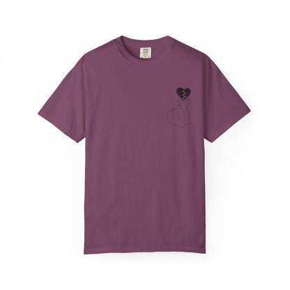Heartbreak Unisex Garment-Dyed T-Shirt - Trendy Casual Tee for Self-Expression