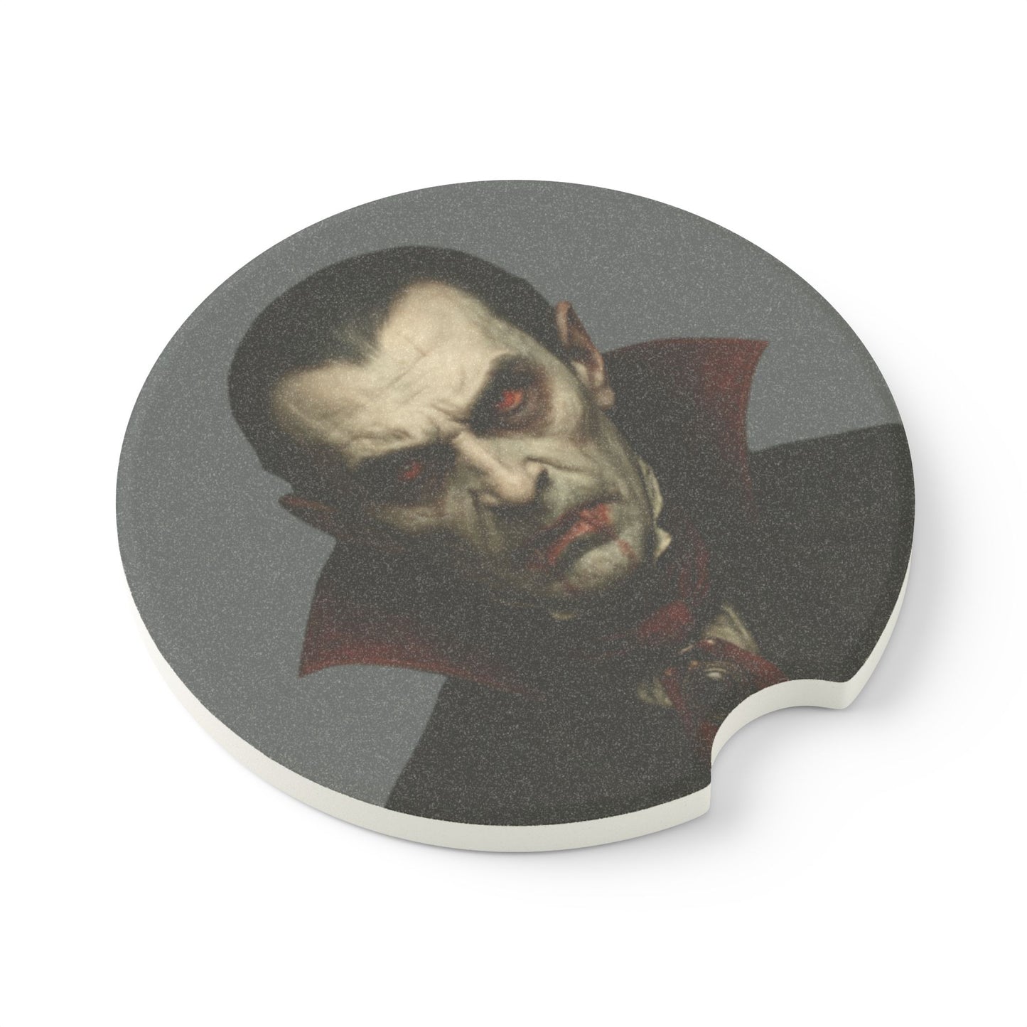 Vampire Dracula Car Coaster — Soapstone Drink Holder