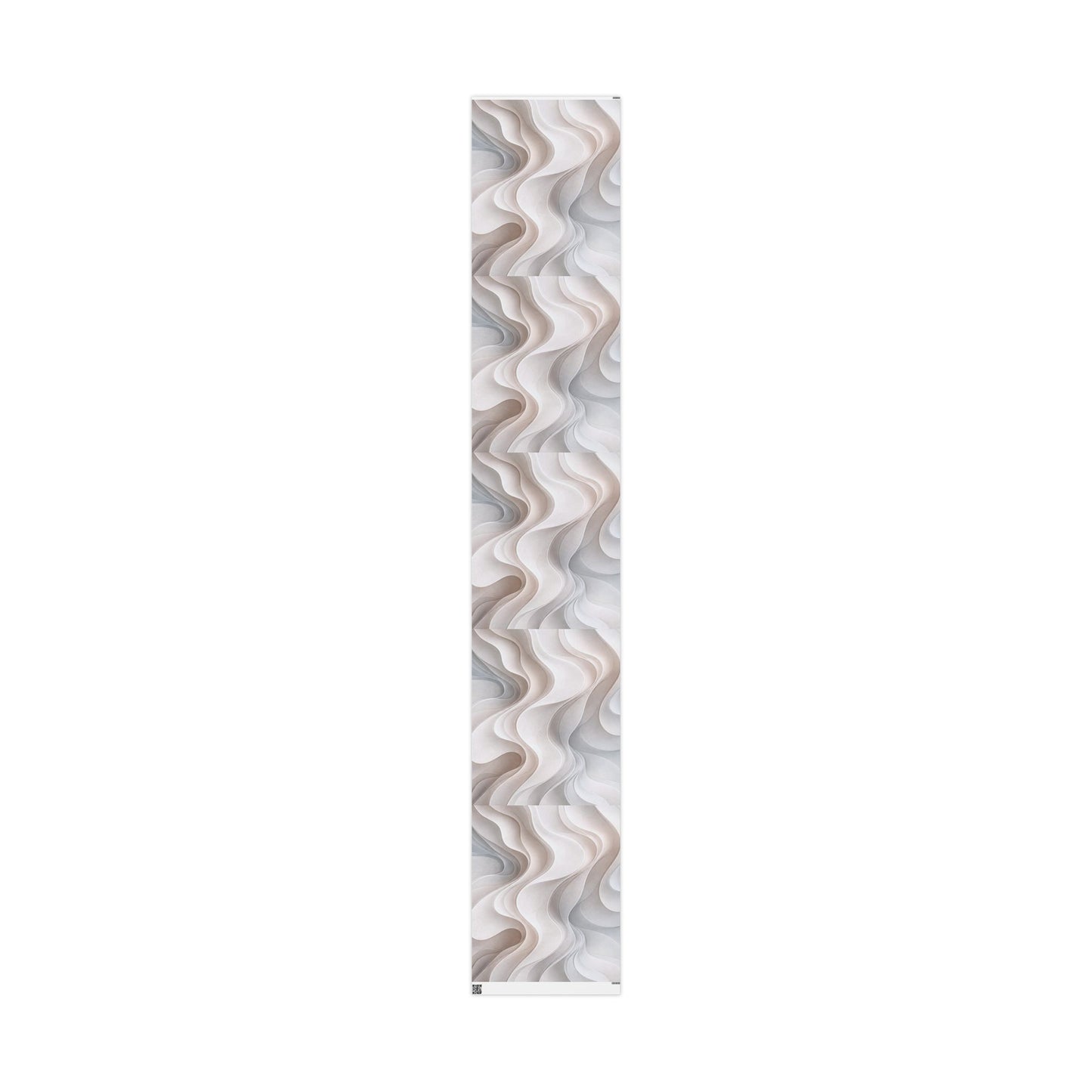 Marble Wave Wrapping Paper Roll — Neutral Abstract Gift Wrap