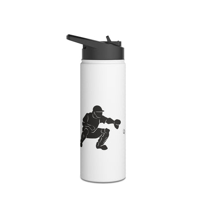 Soccer Player Stainless Steel Water Bottle — Sports Bottle for Athletes & Fans