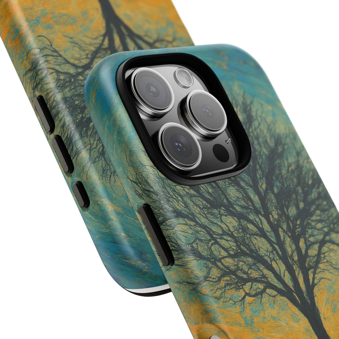 Artistic Phone Case with Tree Design, Nature Lover Gift, Unique Phone Cover, Holiday Present, Eco-friendly Tech Accessories - TRV