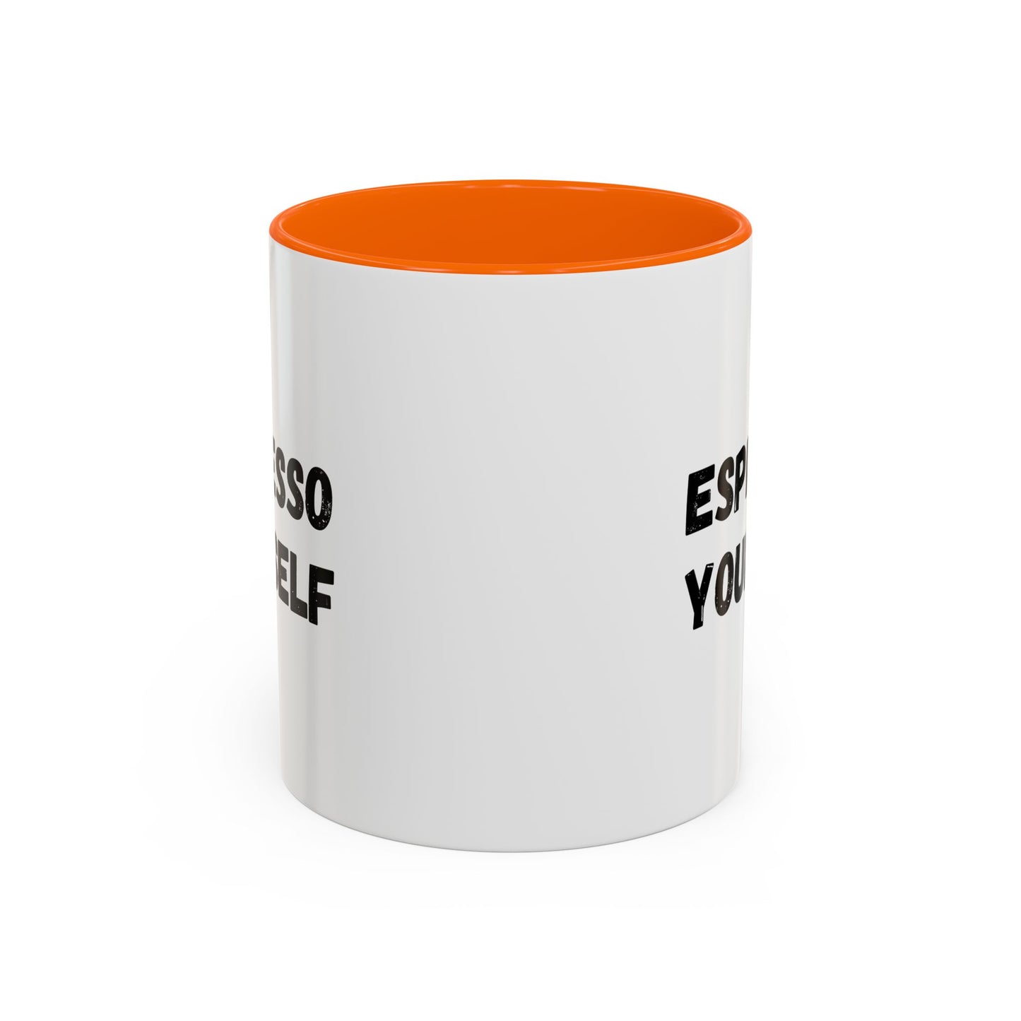 Espresso Yourself Coffee Mug - Fun Black Accented Mug for Coffee Lovers, Great Gift for Birthdays, Christmas, and Housewarming