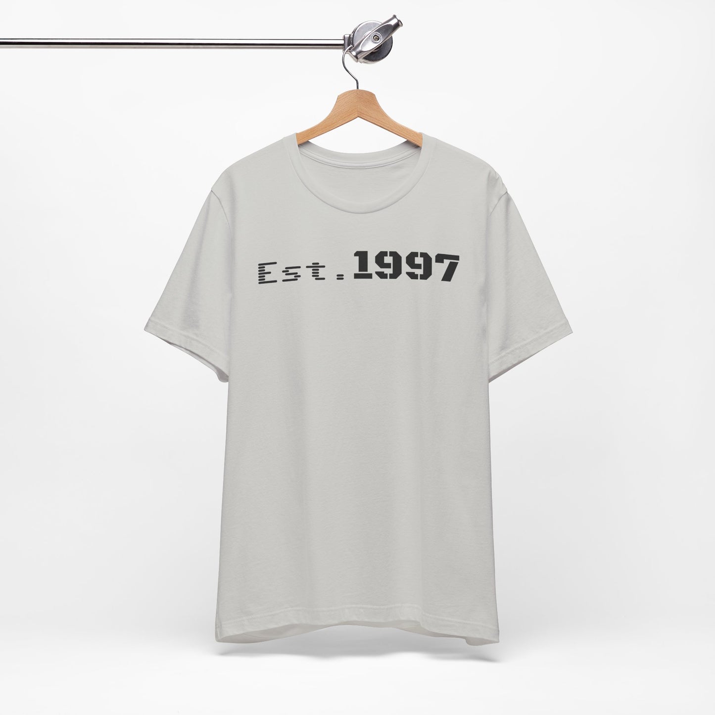 Est. 1997 Unisex Jersey Short Sleeve Tee - Vintage Style, Perfect for Birthdays, Casual Wear, Gifts, Anniversaries, Retro Fashion