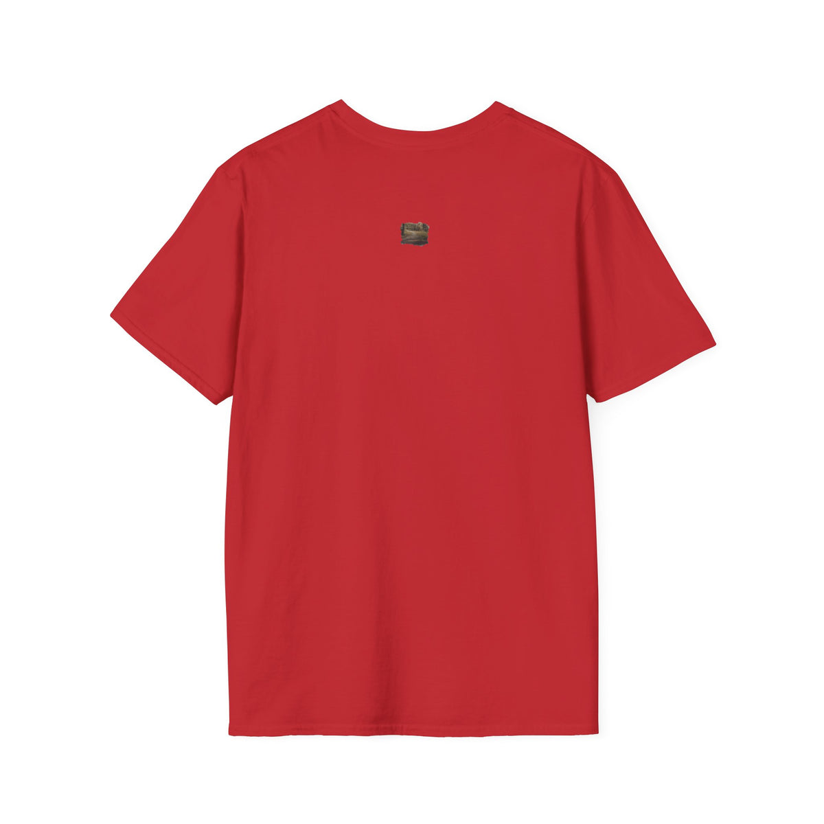 Vintage forest landscape T-shirt by Printify featuring a nature pathway design on a casual T-shirt.