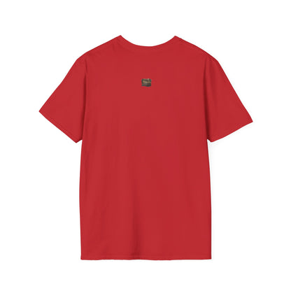 Vintage forest landscape T-shirt by Printify featuring a nature pathway design on a casual T-shirt.