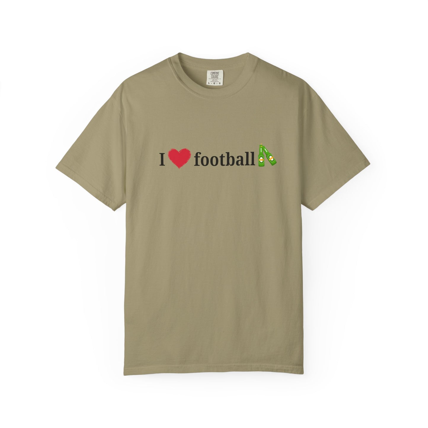 Unisex Football Love Tee - Casual Cotton T-Shirt, Gift for Sports Fans, Comfortable Daily Wear, Perfect for Game Days, Fun Summer Outfits - TRV