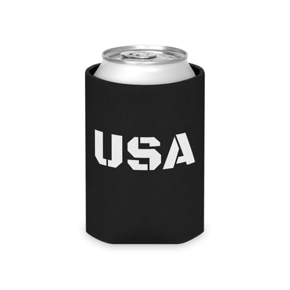 USA Can Cooler - Patriotic Drink Holder for Parties, BBQs, Tailgates, Independence Day, Summer Celebrations - TRV