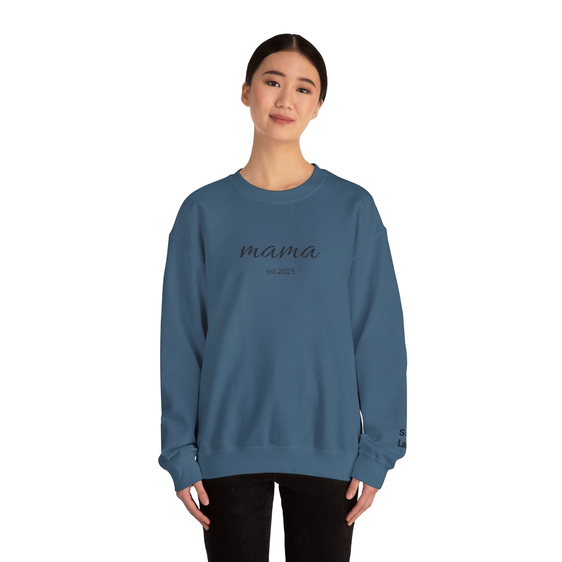 mama sweatshirt | simple script mom pullover - TRV