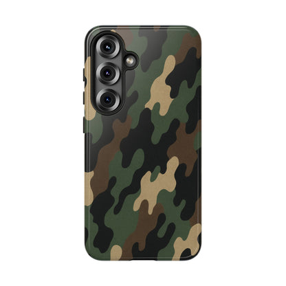 Camouflage Phone Case, Tough Cases, Military Style, Unique Phone Accessories, Gift for Him, Durable Phone Cover - TRV