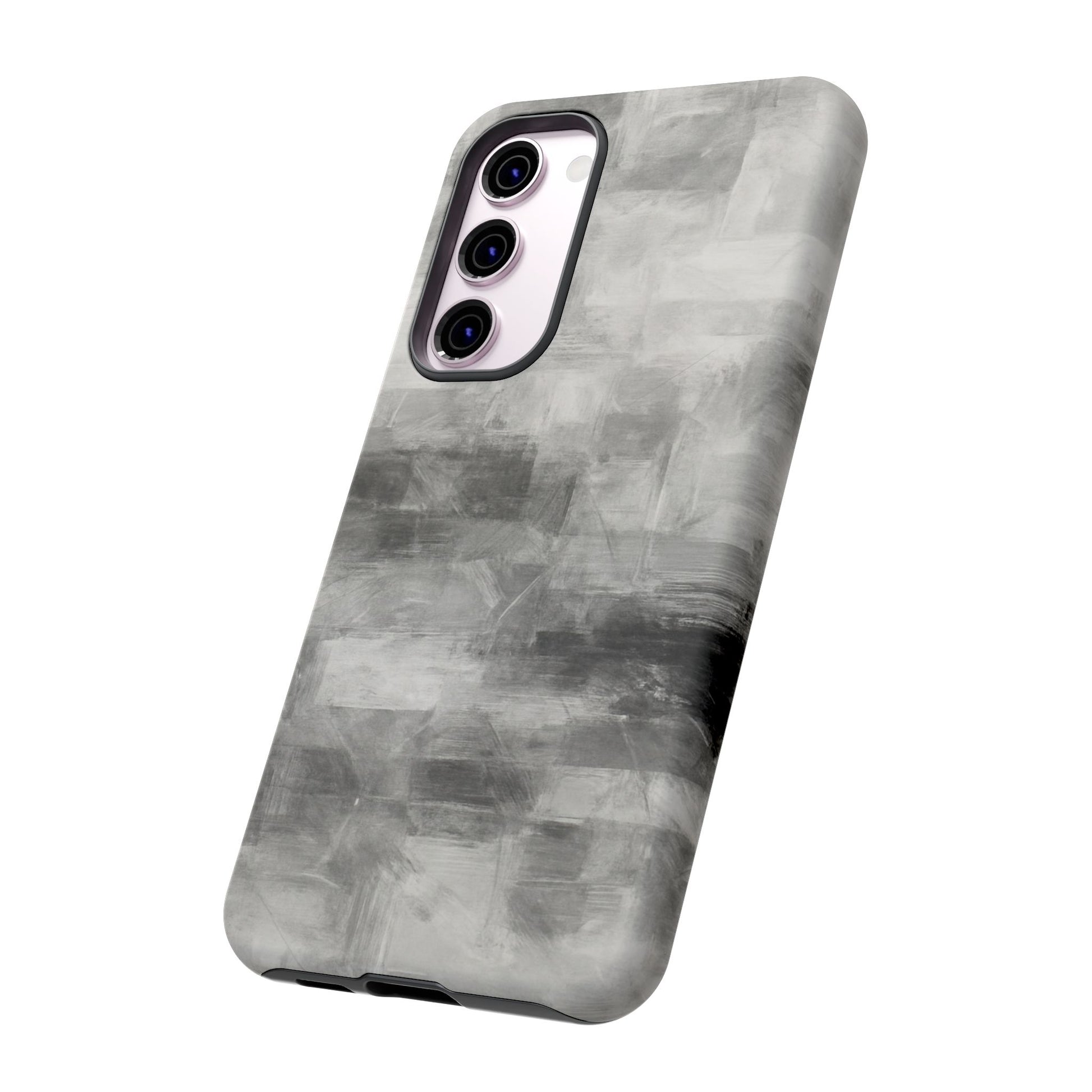 Stylish Phone Case for Tough Protection, Marble Grey Design, Customizable Gift for Her, Unisex Mobile Accessory, Birthday Present, [...] - TRV