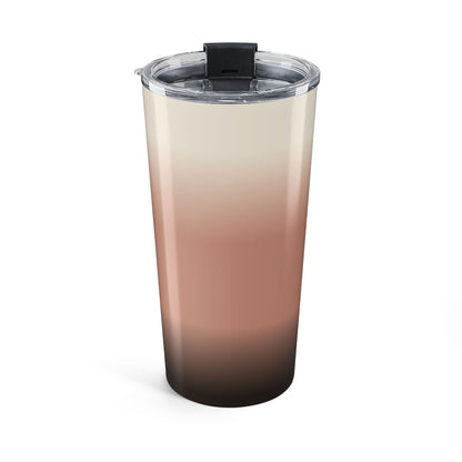 Neutral ombre 20oz insulated stainless steel tumbler - view 2