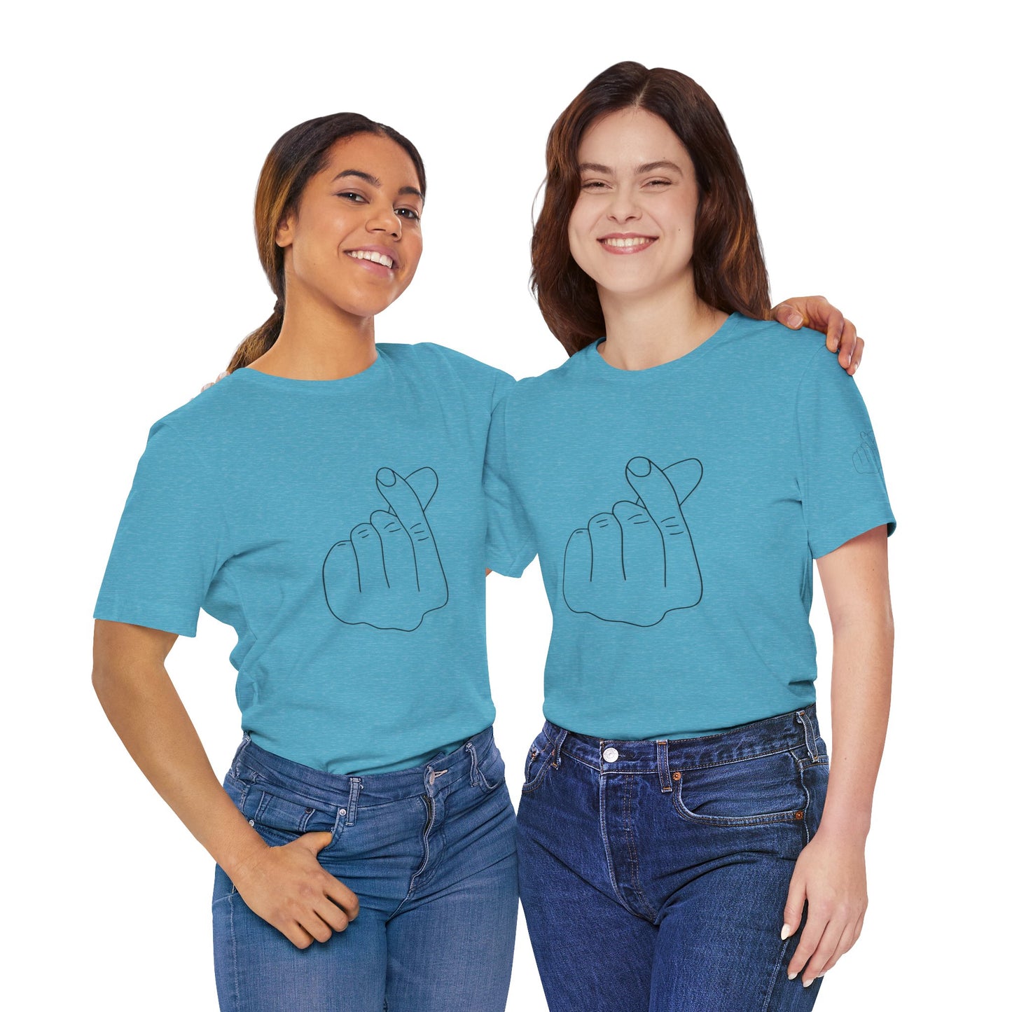 Minimalist Hand Sign Unisex Tee | Casual Everyday Wear | Perfect for Gift Givers